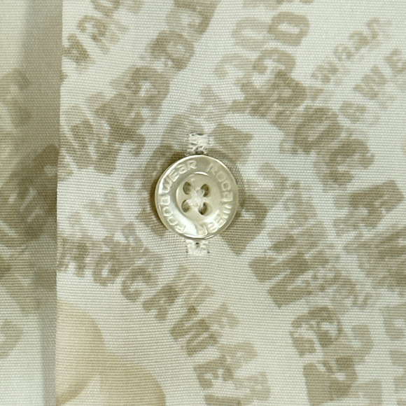 Vintage Rocawear Shirt Adult EXTRA LARGE White Spell Out Club Hip Hop Poly Y2K - Picture 6 of 12